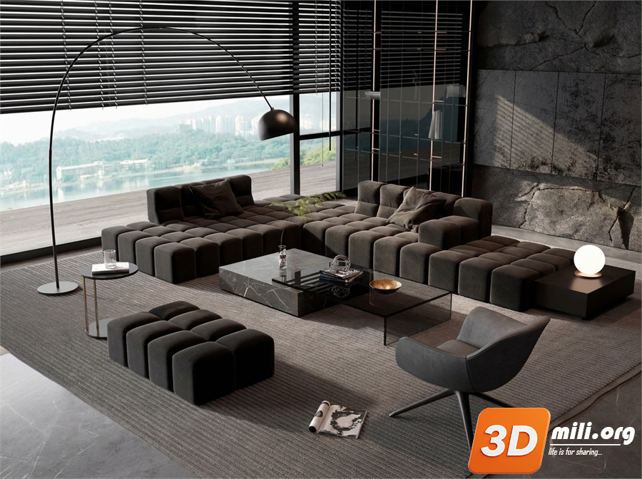 Sofa Minotti Skp Files 